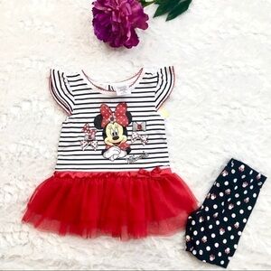 𝅺disney Minnie Mouse Tunic and Shorts